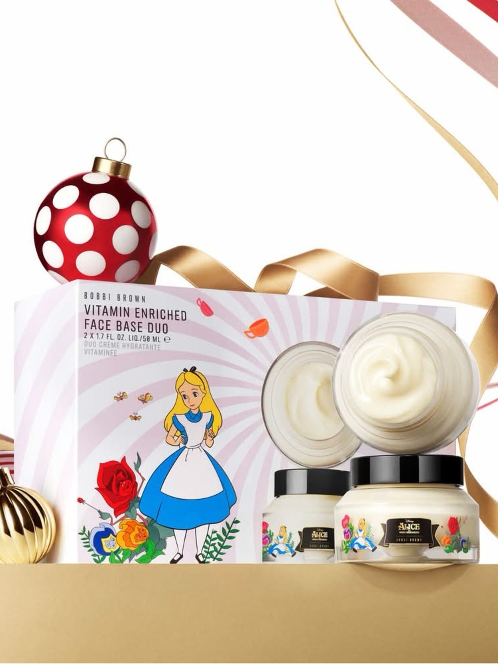 Bobbi Brown Alice in Wonderland Vitamin Enriched Face Base Duo Gift Set NEW